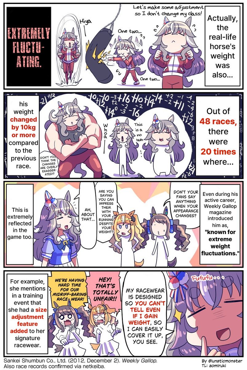 aomiruki's tweet photo. English Translations (英訳版):
"Story about Wonder Acute's weight" by @/lunaticmonster 
Granny surely had very intense workout and diet huh... https://t.co/dcSLdQSg3N