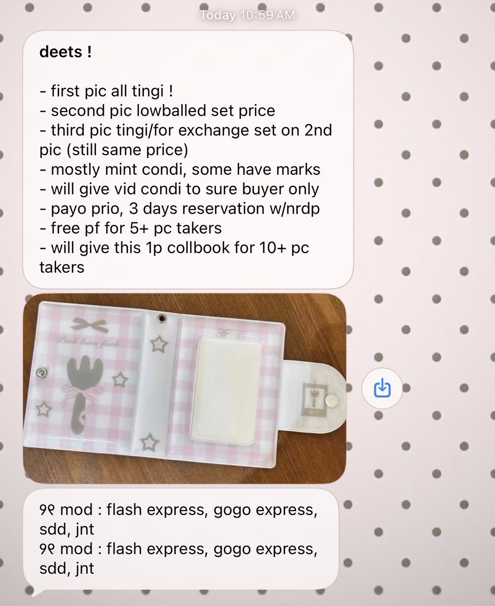 1198_carts's tweet photo. 🍥 ˗ˏˋ ꒰ #ynabudols ꒱ ˎˊ˗

wts lfb quitting sale random gg and bg pcs 🦢

❕ ₱  on pic❕
🦢 check carrd
🍡 x impatient, sensi
🫧 reply/dm to claim.

#. newjeans hanni danielle haerin hyein minji haerin jersey hanni bucket hat noot wonwoo atenista mingyu noot noot https://t.co/4oFFwfIpqh