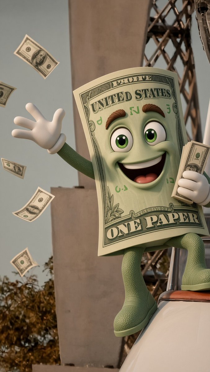 PaperOnARC's tweet photo. $PAPER in hand, reality on pause. https://t.co/cLDKiRly1x