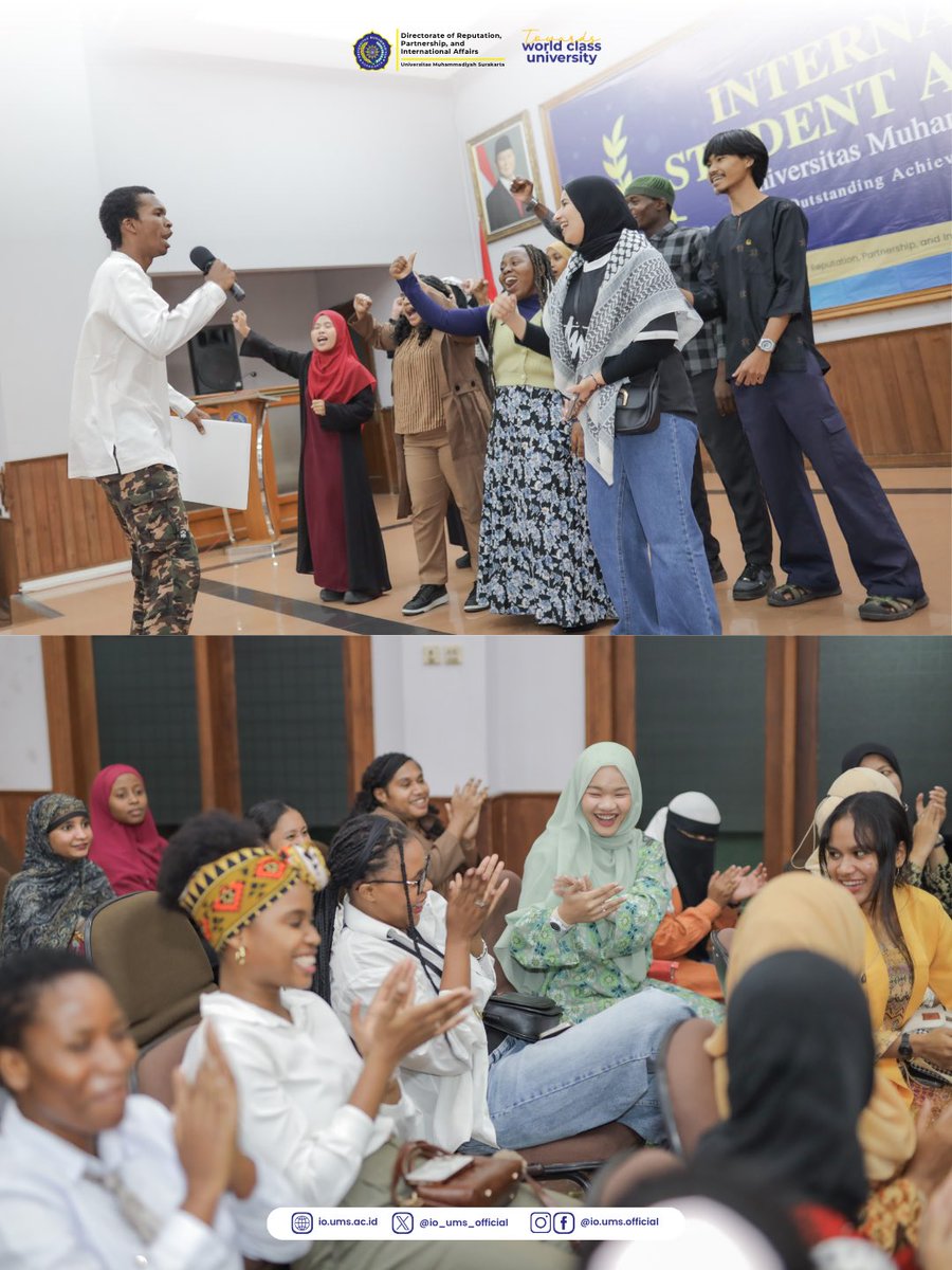 io_ums_official's tweet photo. Universitas Muhammadiyah Surakarta (UMS) celebrated the achievements, contributions, and excellence of its international students through the International Student Award 2026, held on August 5, 2026, at Mohammad Djazman Auditorium, UMS.

#UMS https://t.co/hTgKkUVUnP
