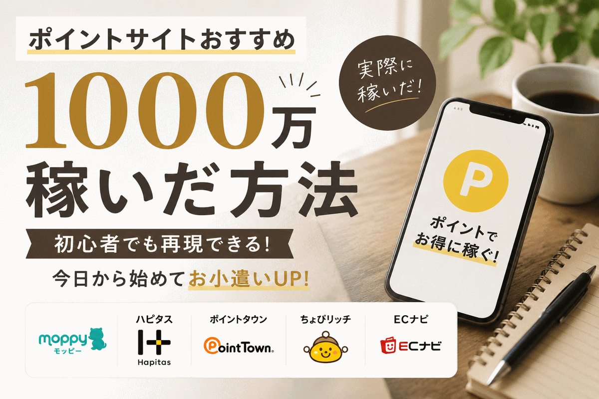 tametoku_point's tweet photo. 💰ポイ活を始めるならまずここ！

「どのポイントサイトがお得なの？」
「一番高い紹介特典で登録したい！」
そんな方のために、おすすめのポイントサイトを厳選して紹介しています✨

今ならプロフィール欄のブログから登録すると「最高額の報酬ポイント」がもらえます https://t.co/O52vKnn1Dz