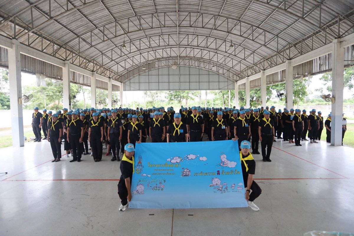 Army_Artillery's tweet photo. เมื่อ 10 ส.ค. 69 พล.ป. พร้อมด้วยกำลังพลจิตอาสา จำนวน 300 นาย เพื่อถวายเป็นพระราชกุศล แด่สมเด็จพระนางเจ้าสิริกิติ์ พระบรมราชินีนาถ พระบรมราชชนนีพันปีหลวง เนื่องในโอกาสวันเฉลิมพระชนมพรรษา 12 สิงหาคม 2569 ณ ศูนย์การศึกษาพิเศษ เขตการศึกษา 6 จังหวัดลพบุรี https://t.co/Pa14Ah03jy