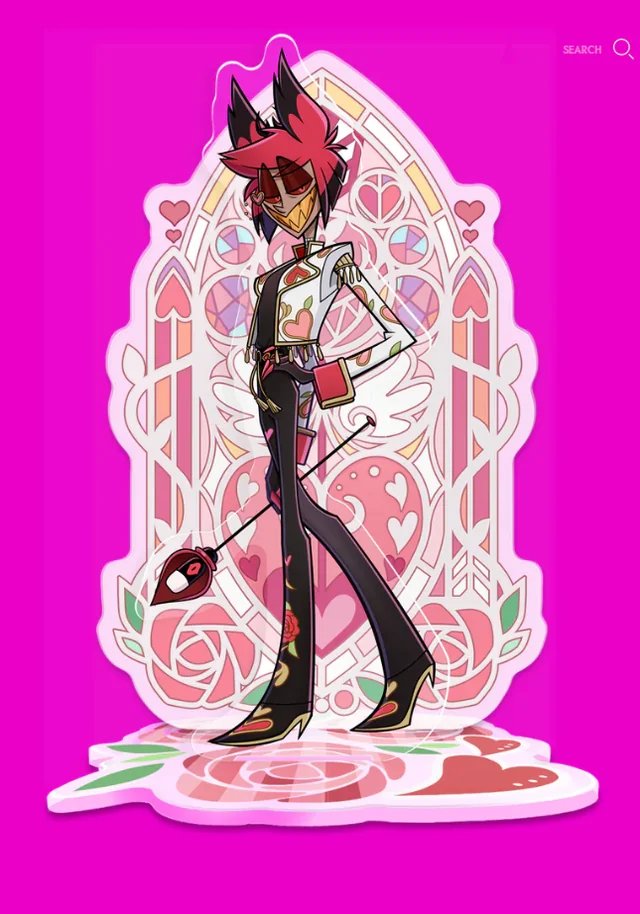 decoradoomed's tweet photo. we gotta admit, alastor and lucifer both having solo valentines merch two years in a row that somehow manage to match still is insane

even with the 2025 keychains they have this vibe going on of matching one another, where lu misses his loved one while alastor embraces self-love https://t.co/uTPjvbI9C8