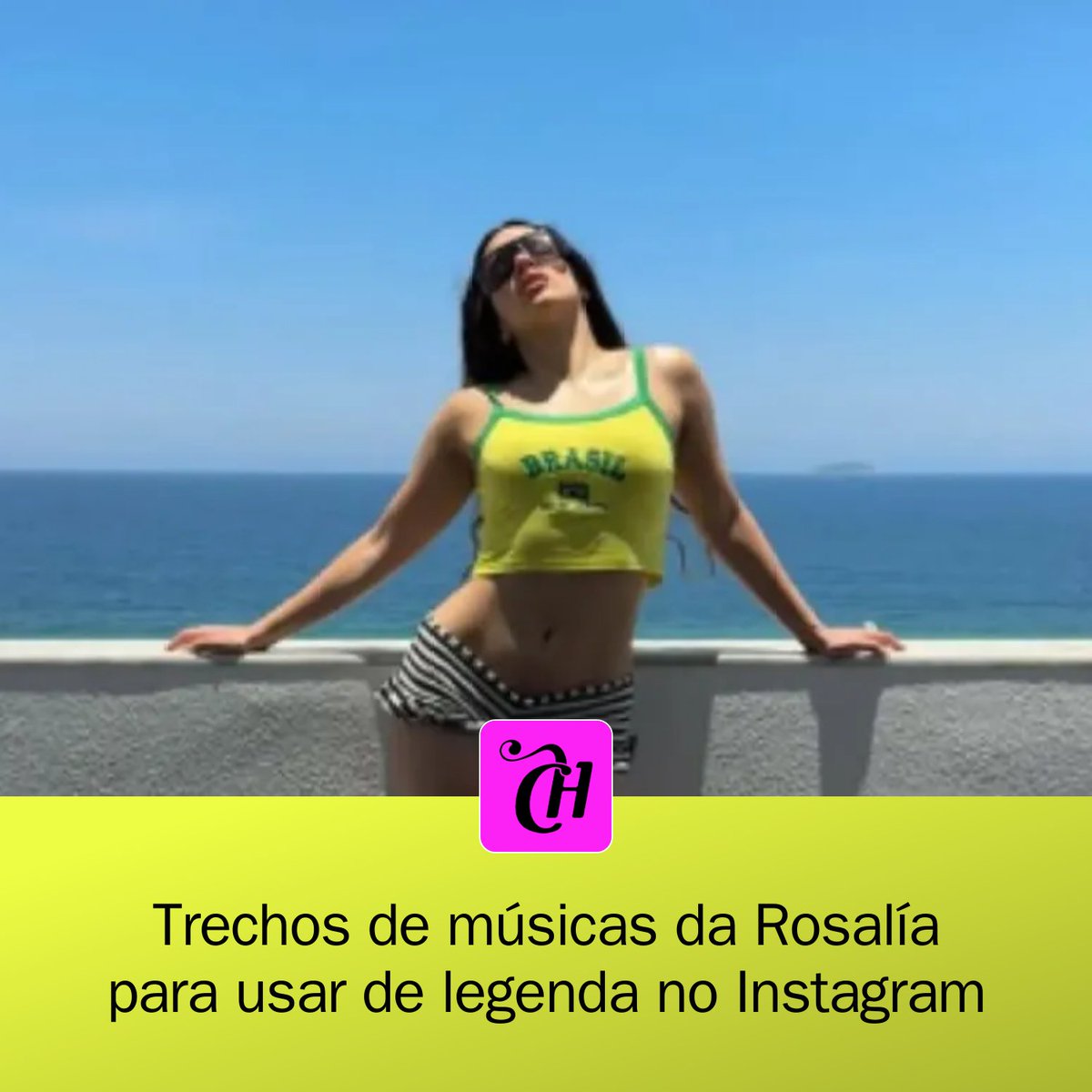 CAPRICHO's tweet photo. 🎶✨ Rosalía está de volta ao Brasil com a LUX Tour e trouxe trechos perfeitos para suas legendas! 'Não sou uma santa, mas sou abençoada' e outros trechos estão esperando por você! Qual deles será o seu favorito? #Rosalía #LUXTour #Legendas
https://t.co/lMv24p36BJ https://t.co/BGM1gkozbB