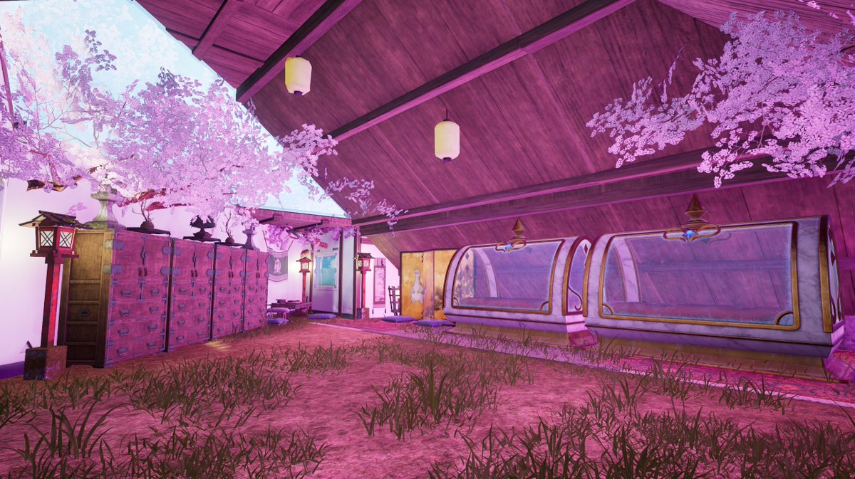 MrMahoghany's tweet photo. Wanted to share my @Palworld_EN hatchery!!
I used the glitching techniques to mix the japanese and clean style foundations to make a warm and comforting space. I hope you like it!!
#twitch #palworld #palworldbase #treetuber https://t.co/P2oDtLCX5C