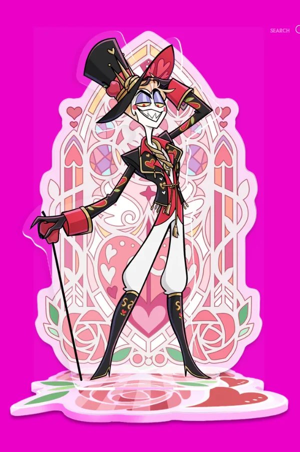decoradoomed's tweet photo. we gotta admit, alastor and lucifer both having solo valentines merch two years in a row that somehow manage to match still is insane

even with the 2025 keychains they have this vibe going on of matching one another, where lu misses his loved one while alastor embraces self-love https://t.co/uTPjvbI9C8