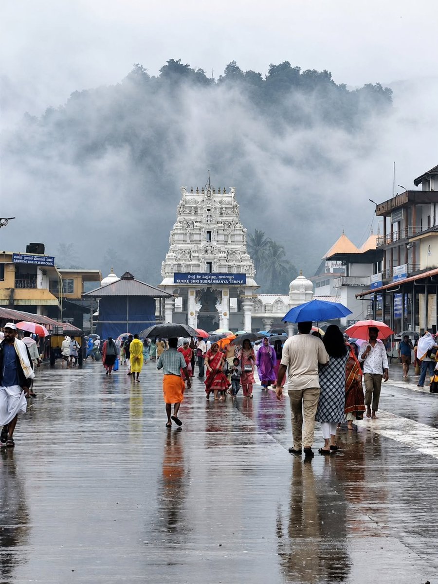 RadhaGlories's tweet photo. Kukke subramanya temple : this is where soul truly awaken 🤍 https://t.co/CGNycSWnUM