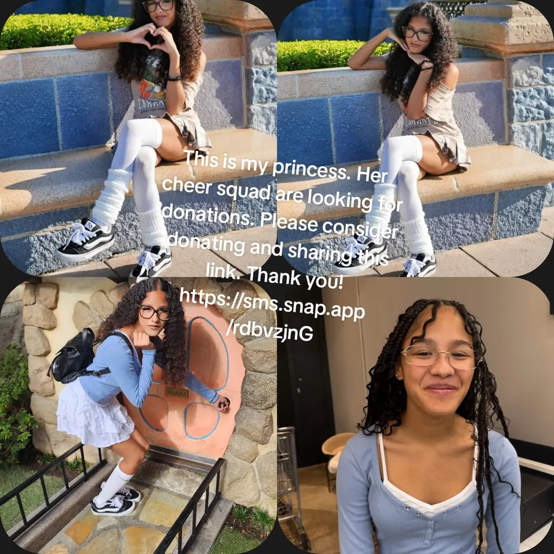 BEATCITY22's tweet photo. Hi, everyone this is my last baby. She is looking for donation for her Castle Park High School Cheer Squad. Even $5 helps.Your support would mean so much to me. Please consider donating and sharing this link. Thank you! https://t.co/tjfHll8Ehs https://t.co/RXm2VyrSJU