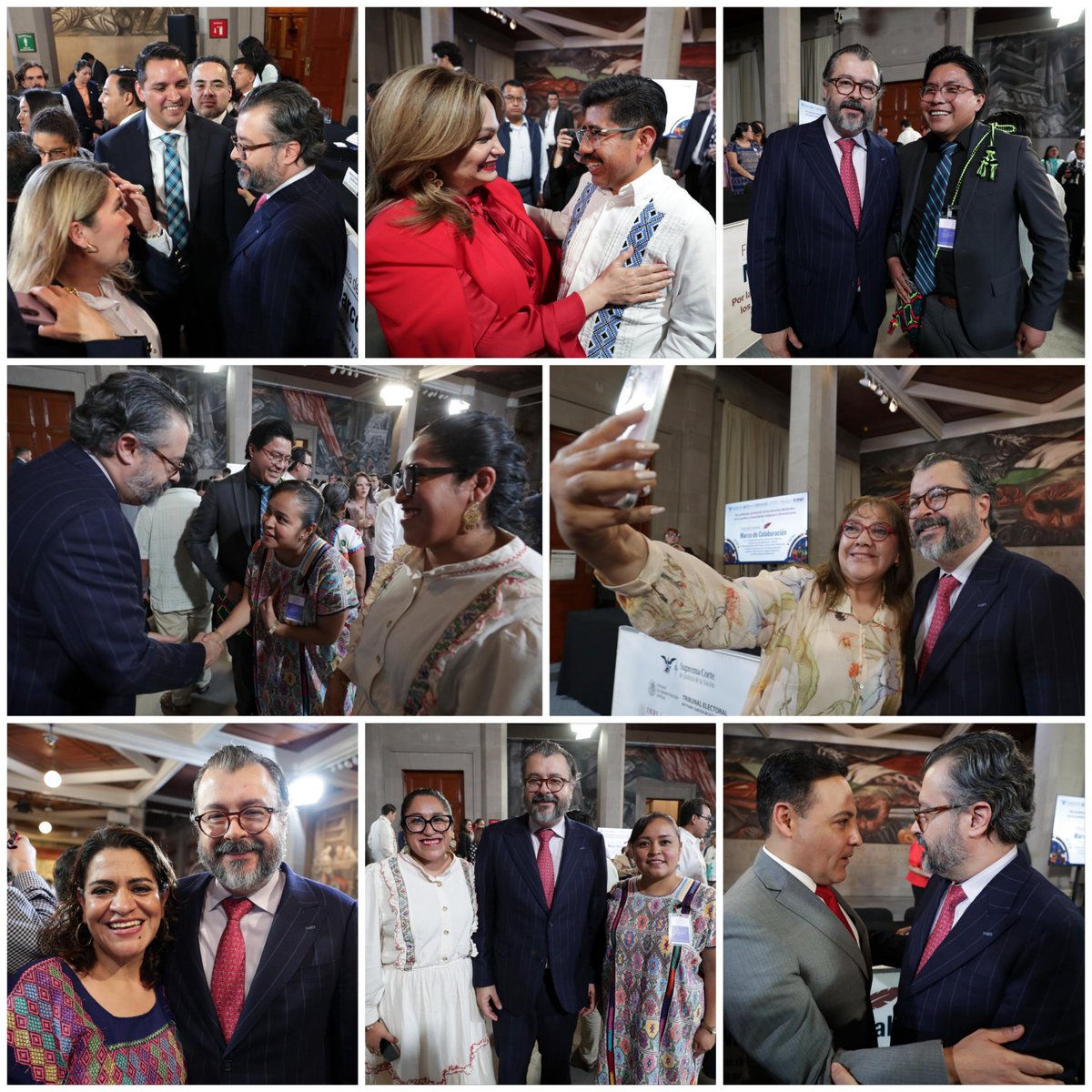 gbatizg's tweet photo. Hay una máxima jurídica que conviene recordar: nadie debe ser juzgado sin antes ser escuchado.

Hoy suscribimos el Convenio Marco de Colaboración entre la @SCJN , el @OAJ_Mex , el @TEPJF_informa , el @INEMexico , el @INPImx y el @INALIMEXICO , un instrumento para fortalecer el acceso de los pueblos y comunidades indígenas y afromexicanas a sus derechos político-electorales y a la justicia electoral.

México es una nación pluricultural. Esa diversidad no puede quedarse sólo en el texto constitucional: debe traducirse en instituciones capaces de escuchar, comprender y resolver considerando lengua, territorio, contexto, sistemas normativos y formas propias de organización.

La lengua no es un elemento accesorio del procedimiento. Es una condición de acceso a la justicia. Cuando una persona no puede expresarse plenamente en su idioma, la justicia escucha menos; cuando una autoridad no cuenta con intérpretes, traductores o herramientas de comprensión cultural, puede decidir sin entender plenamente el conflicto.

Desde el Tribunal Electoral, esta responsabilidad tiene cauces concretos: la Defensoría Pública Electoral, que brinda orientación, asesoría, representación jurídica y coadyuvancia en mediación de manera gratuita; y la Escuela Judicial Electoral, cuya labor de formación especializada contribuye a fortalecer una cultura jurisdiccional democrática, intercultural y cercana a la ciudadanía.

Este convenio confirma una idea de fondo: los pueblos no deben adaptarse a las instituciones; son las instituciones las que deben estar a la altura de la pluralidad constitucional de México.
