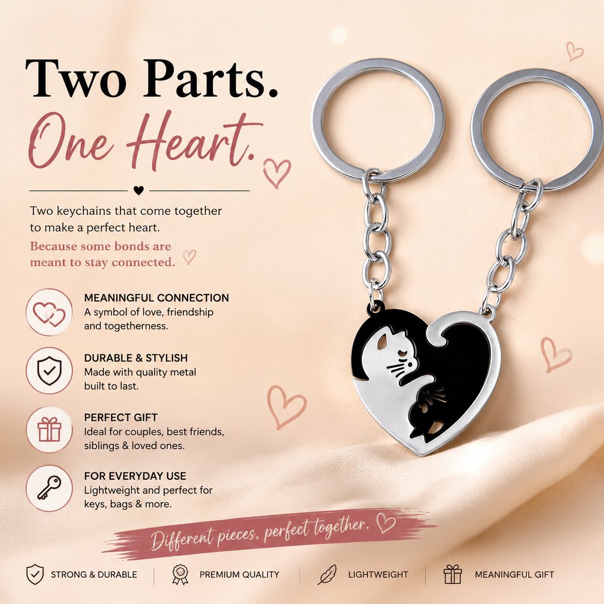 LadyShowStore's tweet photo. Love Heart Black White Cats Stainless Steel Couple Keychains
link :
https://t.co/49WmE5NELY
#love #heart #black #white #cat #stainless #steel #couple #keychains https://t.co/tQVmSrW1v5