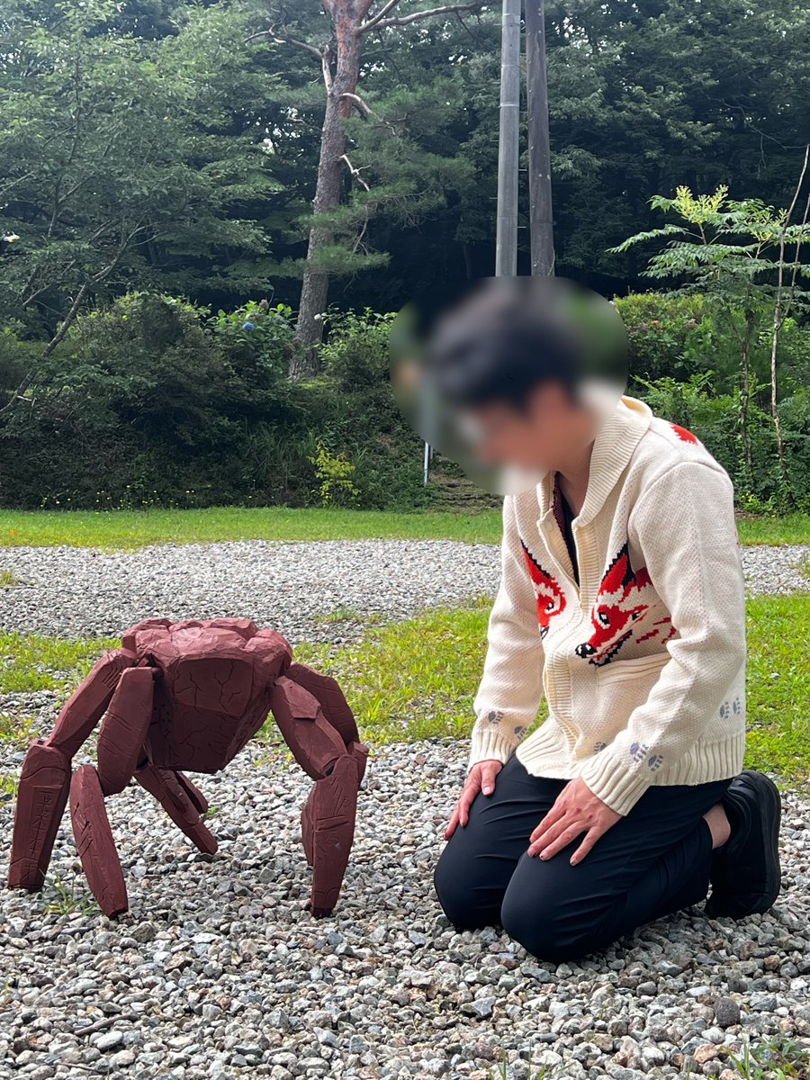 WANIGUNNSOU's tweet photo. ということで夏休みの自由工作として「プロジェクト・ヘイル・メアリー」のほぼ実物大ロッキーを作ってみました。かわいい。 https://t.co/0Qf88PU3sW