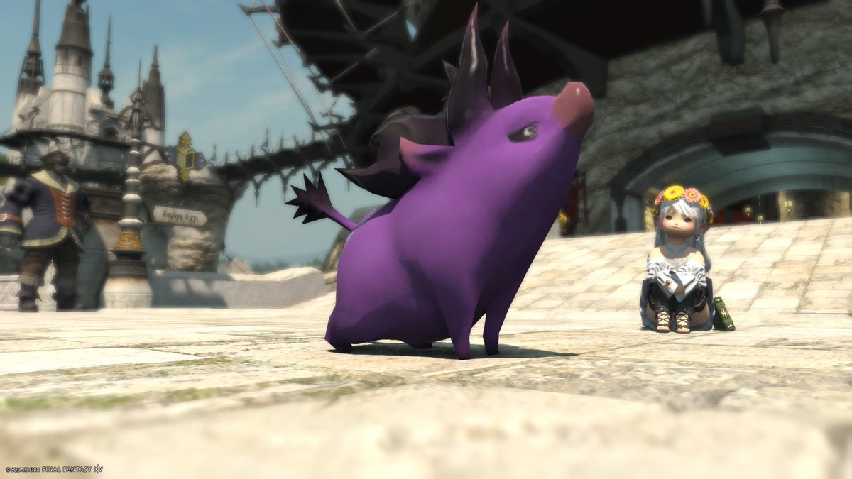 tl_FF14's tweet photo. 仕事なのに少しでもエオルゼアに行きたくて、、、笑
リモートでインしちゃいました𖤐 ̖́-
もしBahamutで放置状態のTsuki Luna'を見かけてフレンドなってもいいよ！って方はフレンド飛ばしてくださると嬉しいです✨️ https://t.co/JNFjNDOUdS