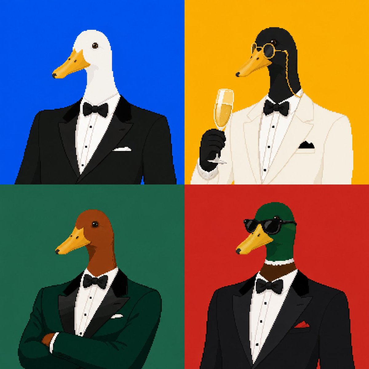 nickysii6's tweet photo. Wall Street had CEOs. Crypto had billionaires.
Then one day, the Duck walked in wearing a tux.

CA:
 F6U7MtiRPKdhwntBNg6eVbTwJ7akncGr8cmeJiH8pump https://t.co/kXOJJMbnfH