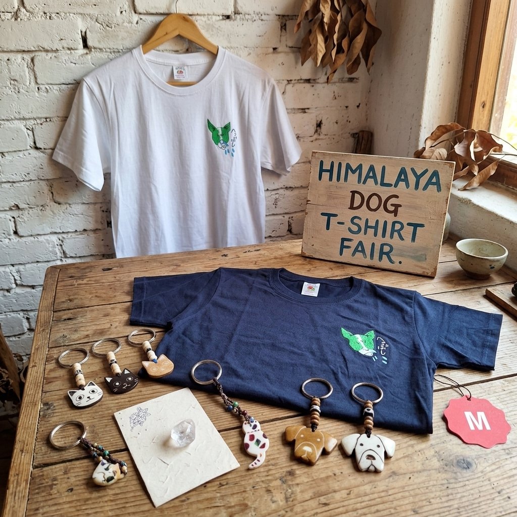 LoveNepalidog's tweet photo. 夏のヒマラヤ犬Tシャツまつり、 本日スタートです♪
昨年の夏も大好評だった ネパール職人さんの手仕事刺繍Tシャツ👕

今年は待望の「新色」も仲間入り！ さらに、水牛の骨から作られた 味のあるキーチェーンも販売いたします骨🔑✨
ぜひ、ネパールのわんこスピリッツを あなたの傍に🐾

▼詳細・ご注文はプロフィール欄から👇