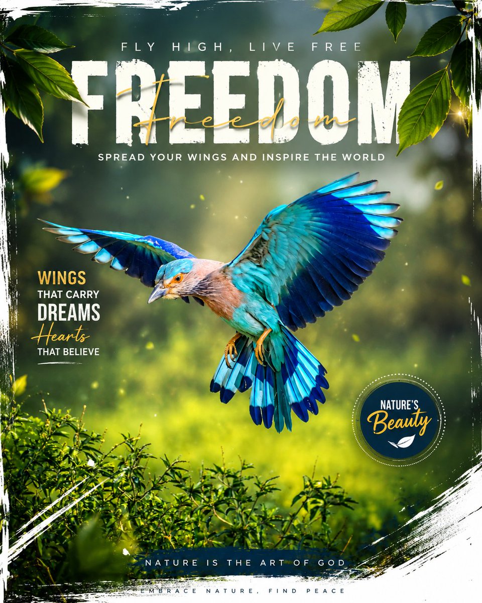 BaitulIslaa's tweet photo. 🕊️ Spread your wings, embrace freedom, and let your dreams take flight.🌿💙
#Freedom #FlyHigh #SpreadYourWings #NatureLovers #WildlifePhotography #BirdPhotography #NatureBeauty #DreamBig #StayInspired #LiveFree #BeautifulNature #NaturePhotography #PeacefulMoments #WildlifeLovers https://t.co/zPwLpZii8u
