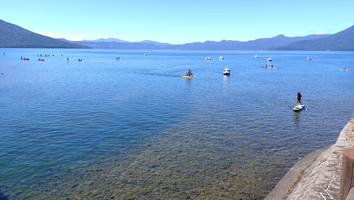 _holo_'s tweet photo. 支笏湖と千歳川、水がめっさ透明で綺麗　#北海道ツーリング https://t.co/ajBg0FkSCD