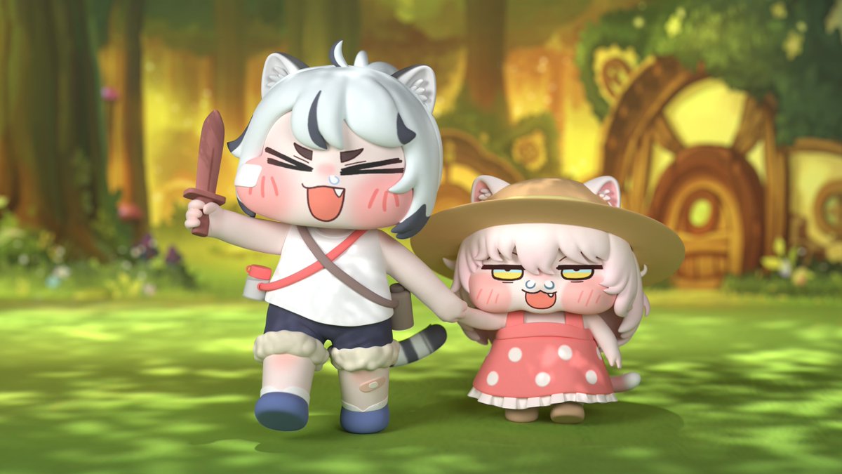 potatopology's tweet photo. 実は、ここのコミちゃんたちを見て、
トリッカルを始めたんですよね。
3Dモデリングしてみました。 https://t.co/WKE4hyaSly