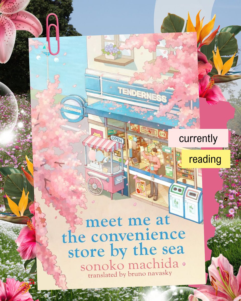 hopewannie's tweet photo. ⋆.ೃ࿔🏪🍙 𝙘𝙪𝙧𝙧𝙚𝙣𝙩𝙡𝙮 𝙧𝙚𝙖𝙙𝙞𝙣𝙜  ݁ ˖*༄

𐙚 Meet Me at the Convenience Store by the Sea
✎ 町田 そのこ (Sonoko Machida), translated by Bruno Navasky
➤ 176 pages https://t.co/hIPZN3WCLl