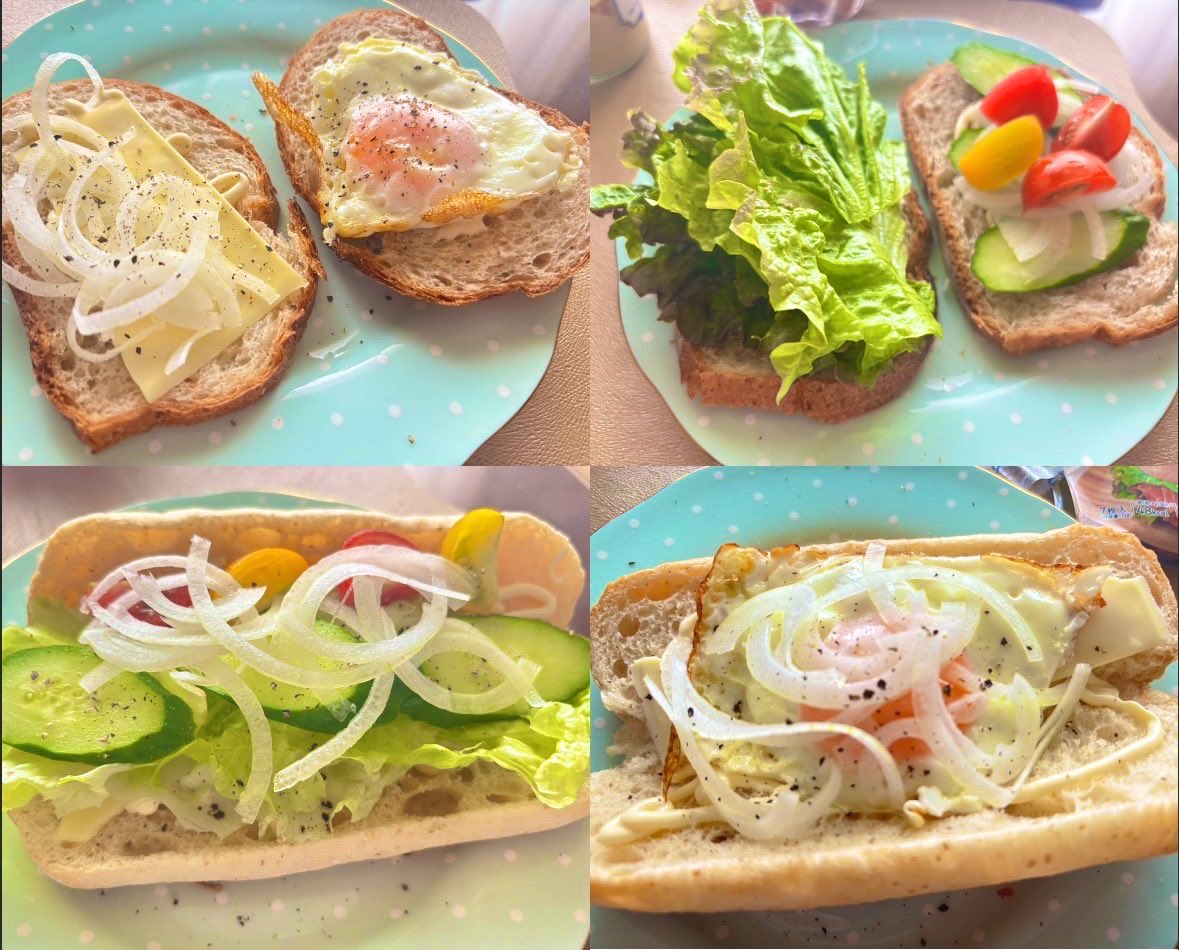 pumpinghead's tweet photo. 昼はパン🥪 https://t.co/57QvRvlYXD