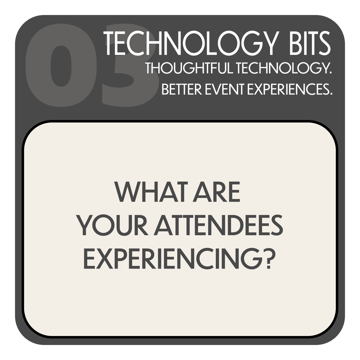 PowerEventGroup's tweet photo. Attendees do not see separate platforms. They experience one event. Behind the scenes, the technology may be complex. To attendees, it should simply work. 

Where might they stop and wonder, “Is this right?”

Read more:
https://t.co/Wyt7dGuLhR

#EventTechnology #TechnologyBits https://t.co/LEQaNMxP83