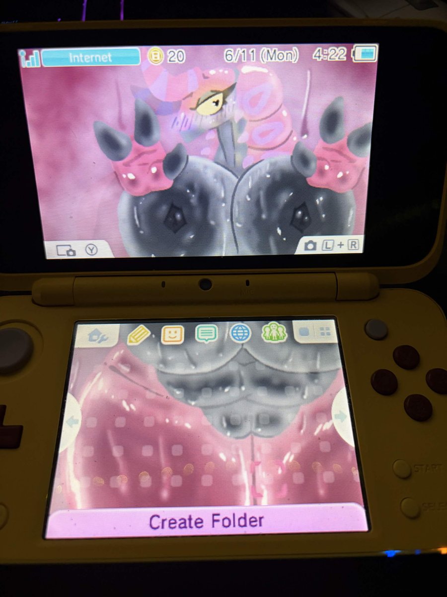 P0isonedCherrys's tweet photo. Made a custom 3ds theme for anyone who wants to use it, 

Link for the theme: https://t.co/dz7VfsMWuf https://t.co/jI5WjrYCFT
