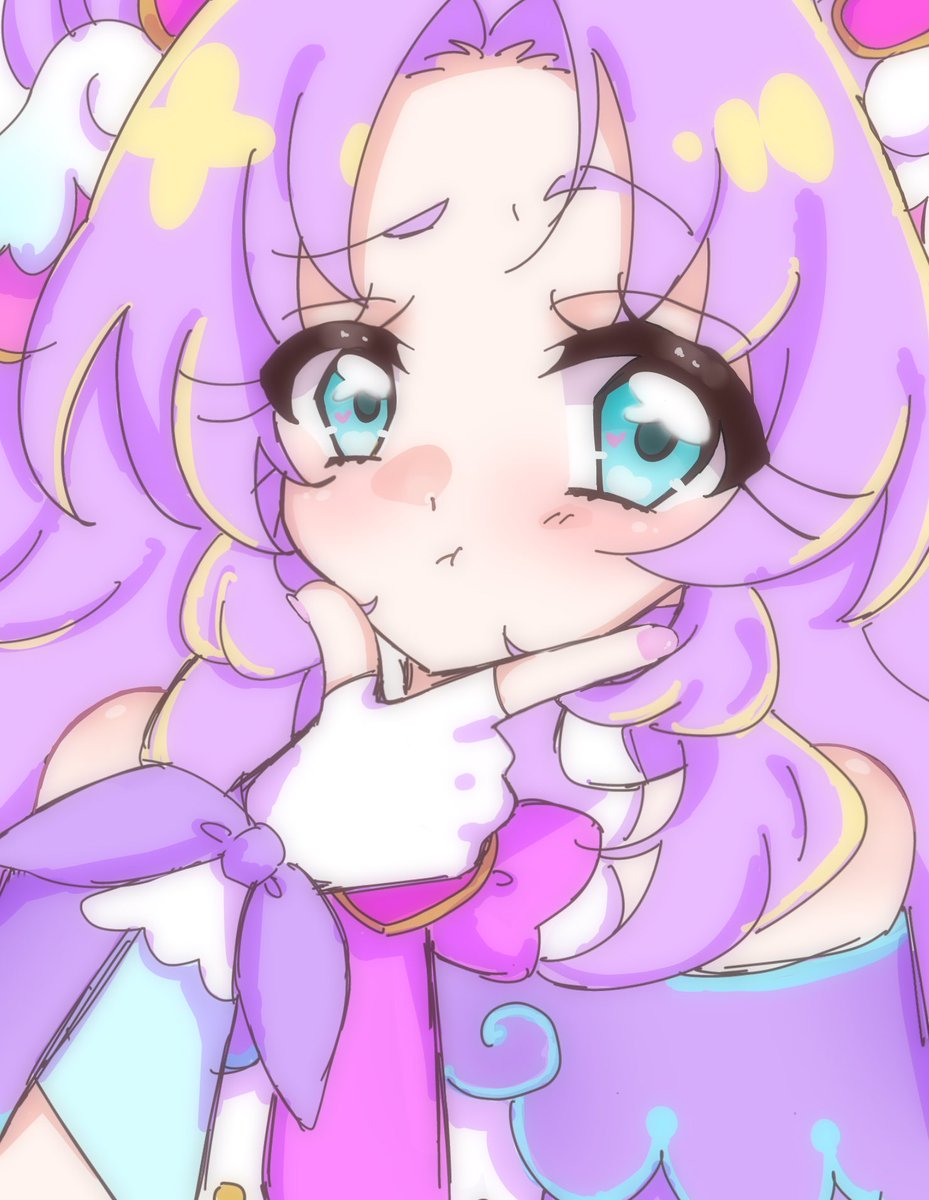 oimoumi's tweet photo. 実は私、プリキュア好きで元々女の子ばっかり描いてたので女の子の方が描きやすいんですよね
#purecure https://t.co/kDxhGPhyF4