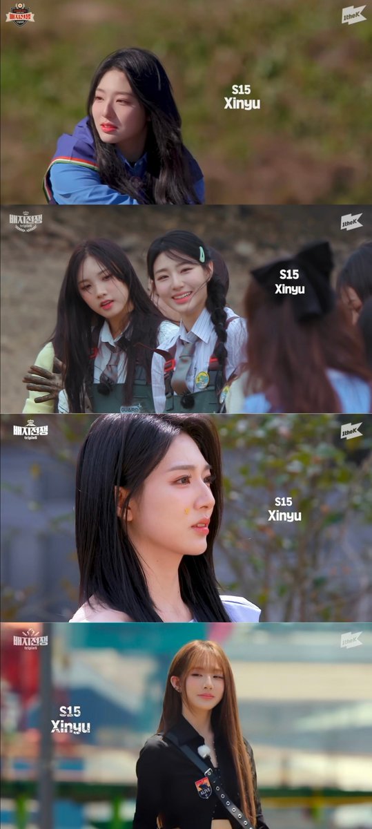 zhwxinyu's tweet photo. four seasons of badge war with xinyu 🤍 https://t.co/KzdcWsi15z