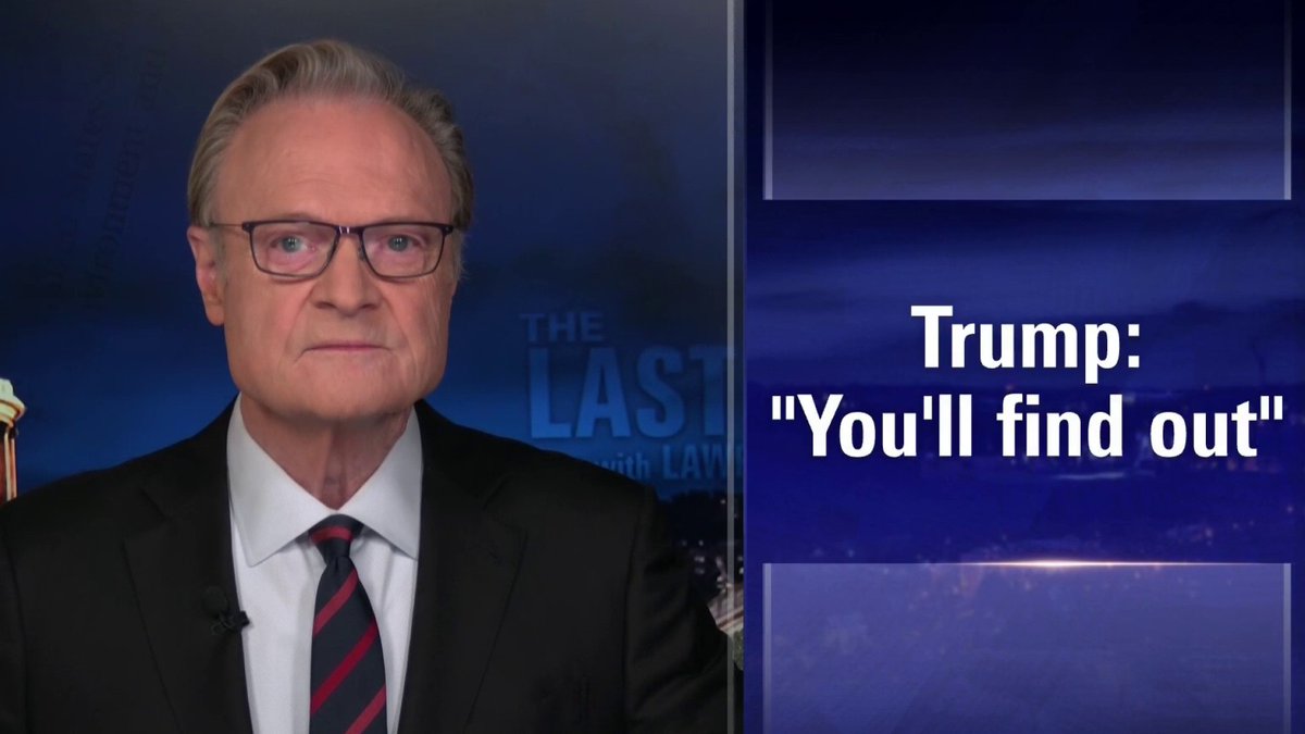 TheLastWord's tweet photo. .@Lawrence: Donald Trump has lost control – even his choice of airplane https://t.co/3psK2cRD7e https://t.co/Rbz1Fc51lD