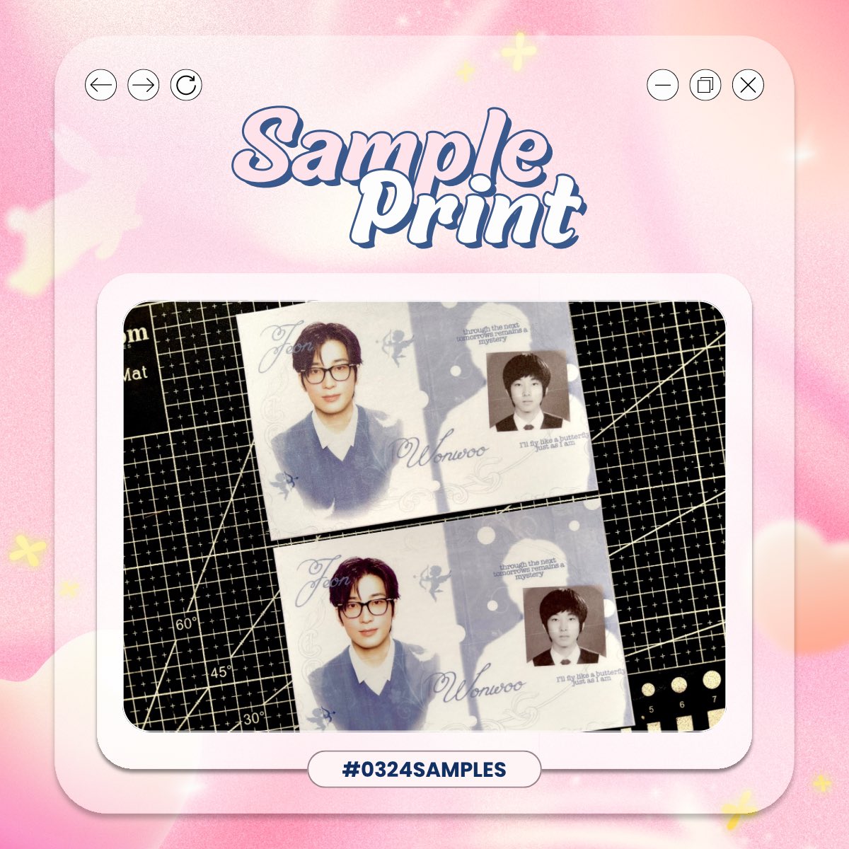 0324cartz's tweet photo. #0324samples 

— 3R postcards
— 250gsm | front print | matte coated 

📌 wts lfb lf high quality printing service shop customized unofficial photocard kpop ppop freebies bulk orders event cse ph concerts polaroid hand banner stickers svt seventeen wonwoo https://t.co/Hr1pz4ly5G