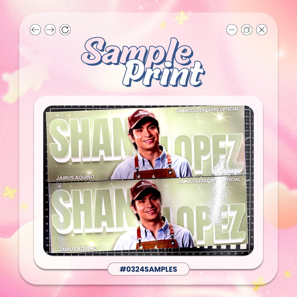 0324cartz's tweet photo. #0324samples 

— 4x11 hand banners
— 200gsm | b2b print | glossy coated

📌 wts lfb lf high quality printing service shop customized unofficial photocard kpop ppop freebies bulk orders event cse ph concerts polaroid hand banner stickers viva jainicole oye https://t.co/Lr0jfGnOG3