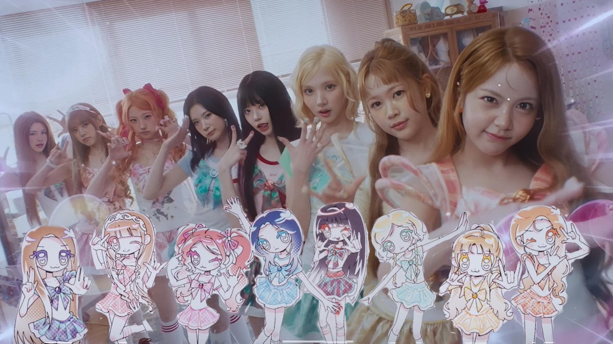 pinkeuberys's tweet photo. karakter sailor mereka beneran ngegambarin mereka bgtt, bisa semirip itu sama modelan aslinya, sesuka itu sama konsep iconic heart ini 😭💗💗💗 https://t.co/xz4Yi8j2v8