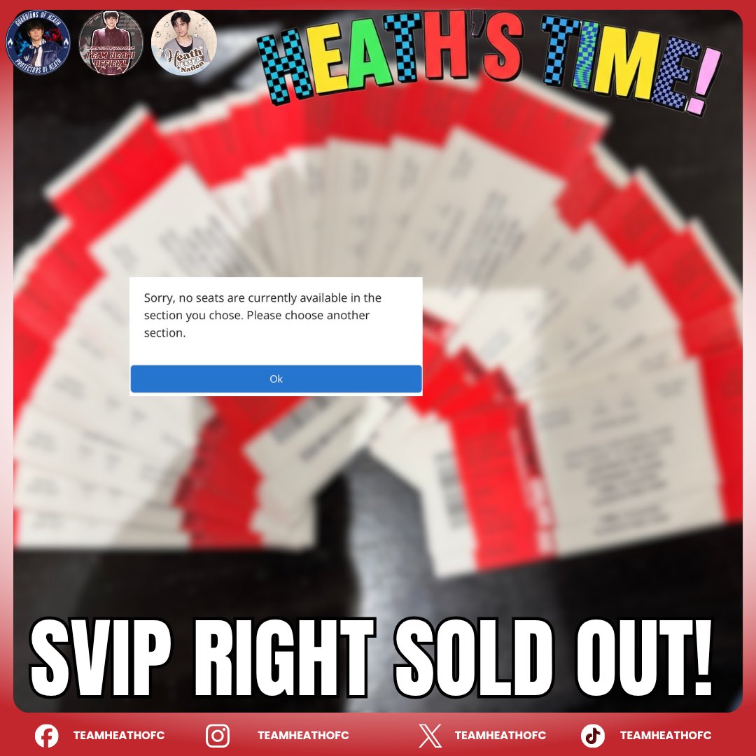 TeamHeathOfc's tweet photo. SVIP RIGHT OFFICIALLY SOLD OUT! 🔥

The universe has witnessed our love, and the miracle has unfolded. 

But let it be known: this victory was not ours alone. It was YOU, the Moyers, the Buzzbears, the Shippers,  who gave love, who supported, who engaged with unwavering devotion. 

Every pledge, every message, every act of faith built this moment step by step.

This is more than a sell‑out. It is a testament to the boundless power of unity and the unshakable truth that our God always provides

We purchased all 58 SVIP Right tickets for a total of ₱340,402.00 and this was only possible because of the love, support, and engagement you gave. 

When hearts unite in love, when faith is placed in Him, the impossible becomes possible.

Together, we have proven once again that love is stronger than limits, brighter than doubt, and greater than any challenge. 

This moment belongs to all of us, a celebration of faith, family, and the unstoppable spirit of Heath’s supporters.

Let us carry this fire forward, knowing that the same God who provided today will continue to guide us tomorrow. 

All for Heath❤️🔥
@PoH_TeamAbroad @HeathXNation