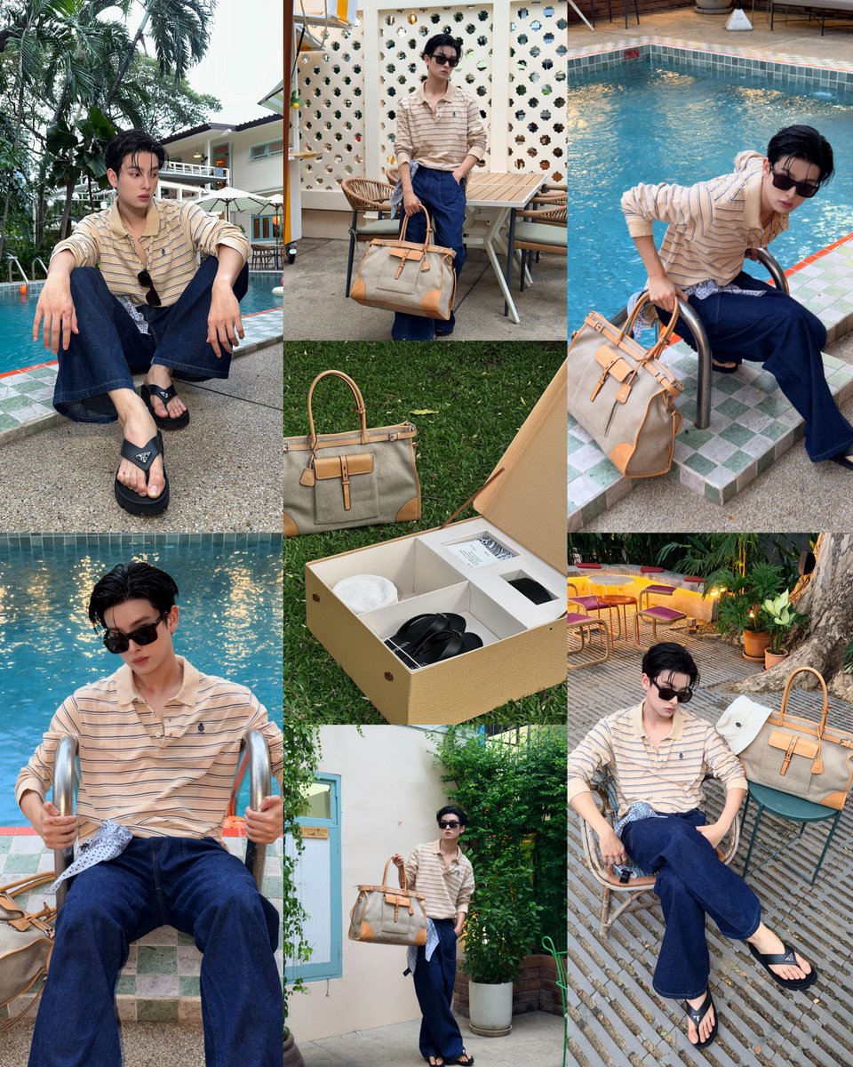wooseok2345's tweet photo. ขุนพลกับ #PradaSummerKit อีกครั้ง เริ่ดเลยล่ะ เป็นคนที่ใส่ Prada ได้ดูแพงมากกก

KHUNPOL x PradaSummerKit 
#PradaSummerKit 
#Prada @Prada
#KHUNPOL https://t.co/GSIm44PpDL