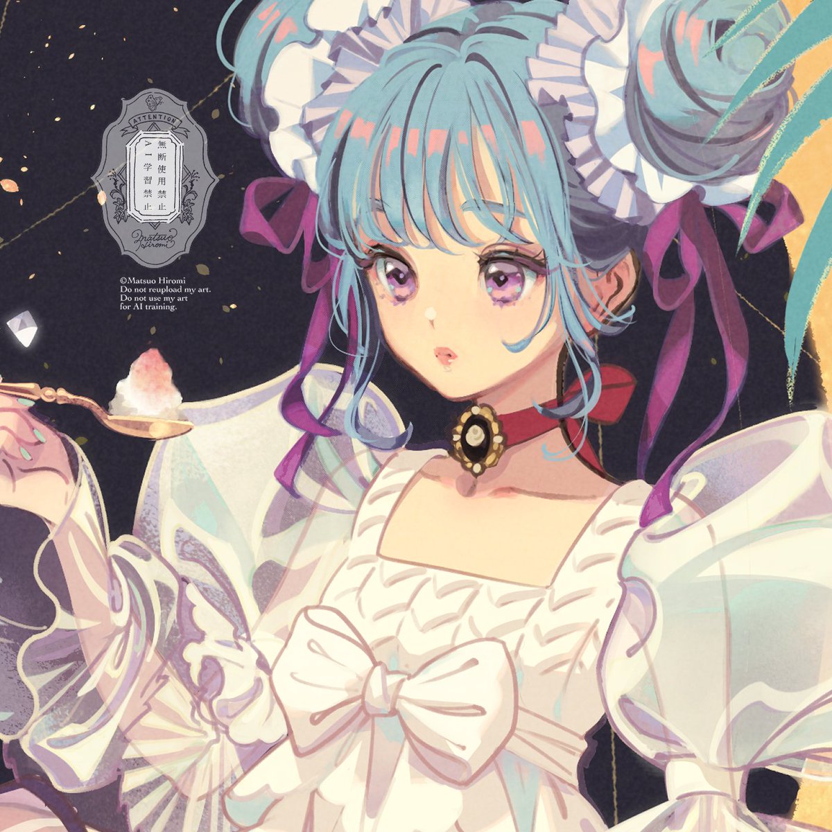 matuo's tweet photo. 🌙🍑🍧 https://t.co/jkoHLV28Yz