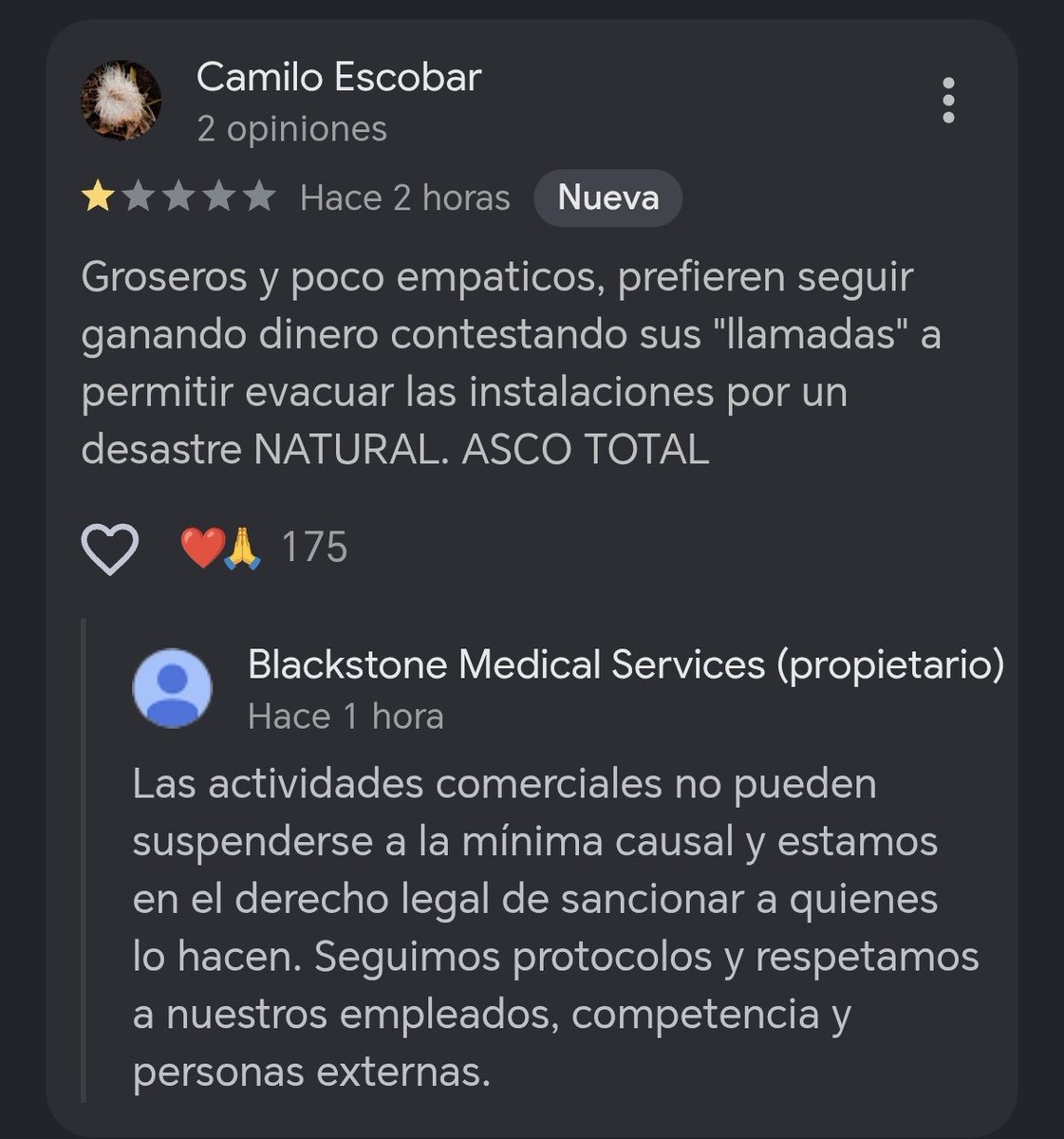 vorathxX's tweet photo. @PrettylikePinks Aquí está el instagram del señor. También les dejo las respuestas que da a los comentarios de su empresa en Google de personas bastante indignadas (con justa razón). Además tengo un conocido que trabajó en esta empresa y... https://t.co/JmDoG0jcrp