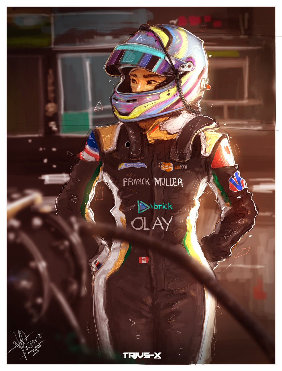 Trivsdraws's tweet photo. @STR_Samantha  art painted in #clipstudiopaint

@IMSA #motorsport #digitalart #digitalpainting #imsa #wec https://t.co/vB2wat9TgB