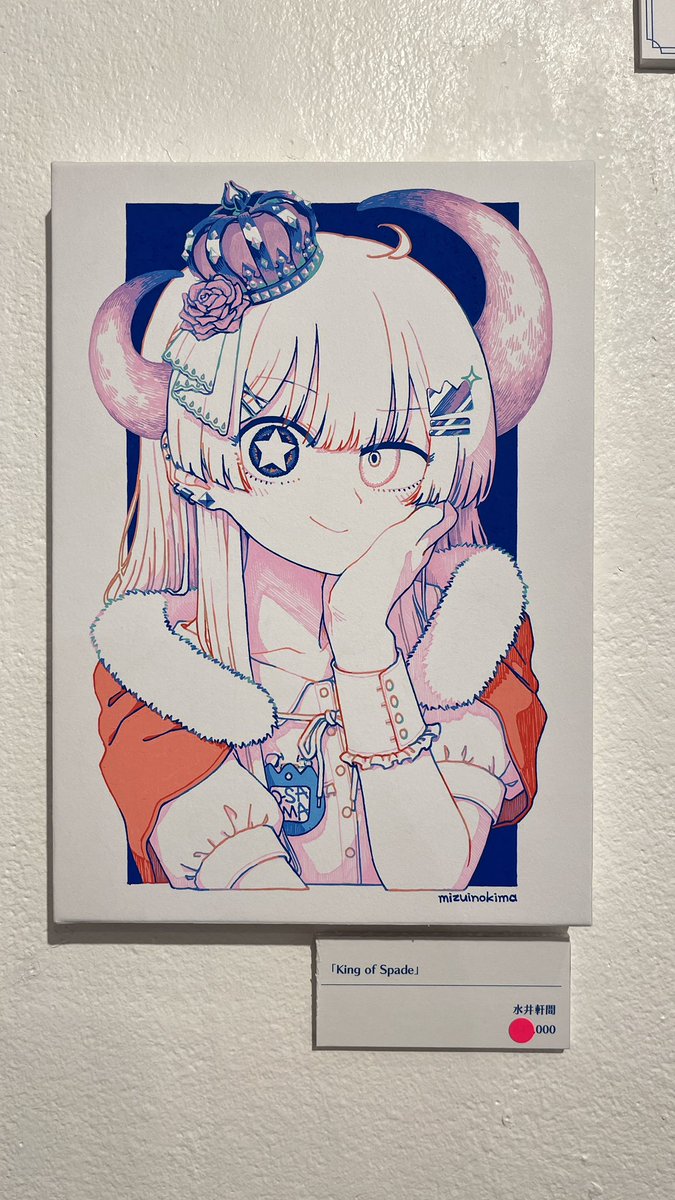 EtoSetora25's tweet photo. #水井軒間 さんの個展
「 切り札のドレスコード 」を観に行きました♠️

なにより発色の美しさ＆こだわりのある描き込み・スートの意味の再取り込みのボリュームたっぷりのコンセプトに魅入られました…♥️

グッズを購入したら素敵なショッパーが✨
めちゃくちゃおすすめの展示なので是非！！ https://t.co/xocJly0vau