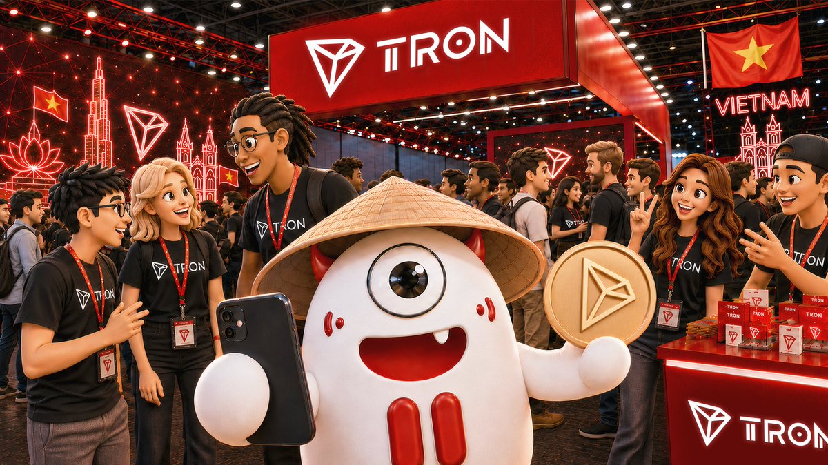TronDao_VIE's tweet photo. ✨ TRON đến TP. Hồ Chí Minh, Việt Nam với vai trò Nhà tài trợ Kim cương của #Conviction2026 🇻🇳

🎉 Cùng TRON kỷ niệm dấu mốc đặc biệt này và chia sẻ tổng giải thưởng 2500 TRX! 🎁
⏰Thời gian: 11.08.2026-19.08.2026

✨ Cách tham gia:
✔️ Follow @TronDao_VIE 
✔️ Like & Retweet bài đăng này
✔️ Hoàn thành 1 trong 2 nhiệm vụ sau:

1️⃣ Check-in trực tiếp 📸
Đến gian hàng TRON tại #Conviction2026 (14/8 – 15/8), chụp ảnh selfie tại gian hàng hoặc cùng gấu TRON, sau đó để lại bình luận kèm ảnh check-in của bạn ngay dưới bài đăng này!
🎉 15 người may mắn sẽ được chọn ngẫu nhiên, mỗi người nhận 100 TRX!

2️⃣ Sáng tạo cùng AI 🤖
Dùng AI tạo hình ảnh/video Justin Sun check-in tại một địa danh nổi tiếng ở Việt Nam, sau đó để lại bình luận kèm hình ảnh AI/video của bạn
🎉 20 người may mắn sẽ được chọn ngẫu nhiên, mỗi người nhận 50 TRX!

📢 Tham gia ngay, cùng chia sẻ những khoảnh khắc ấn tượng của TRON tại Việt Nam và rinh TRX về ví 🇻🇳