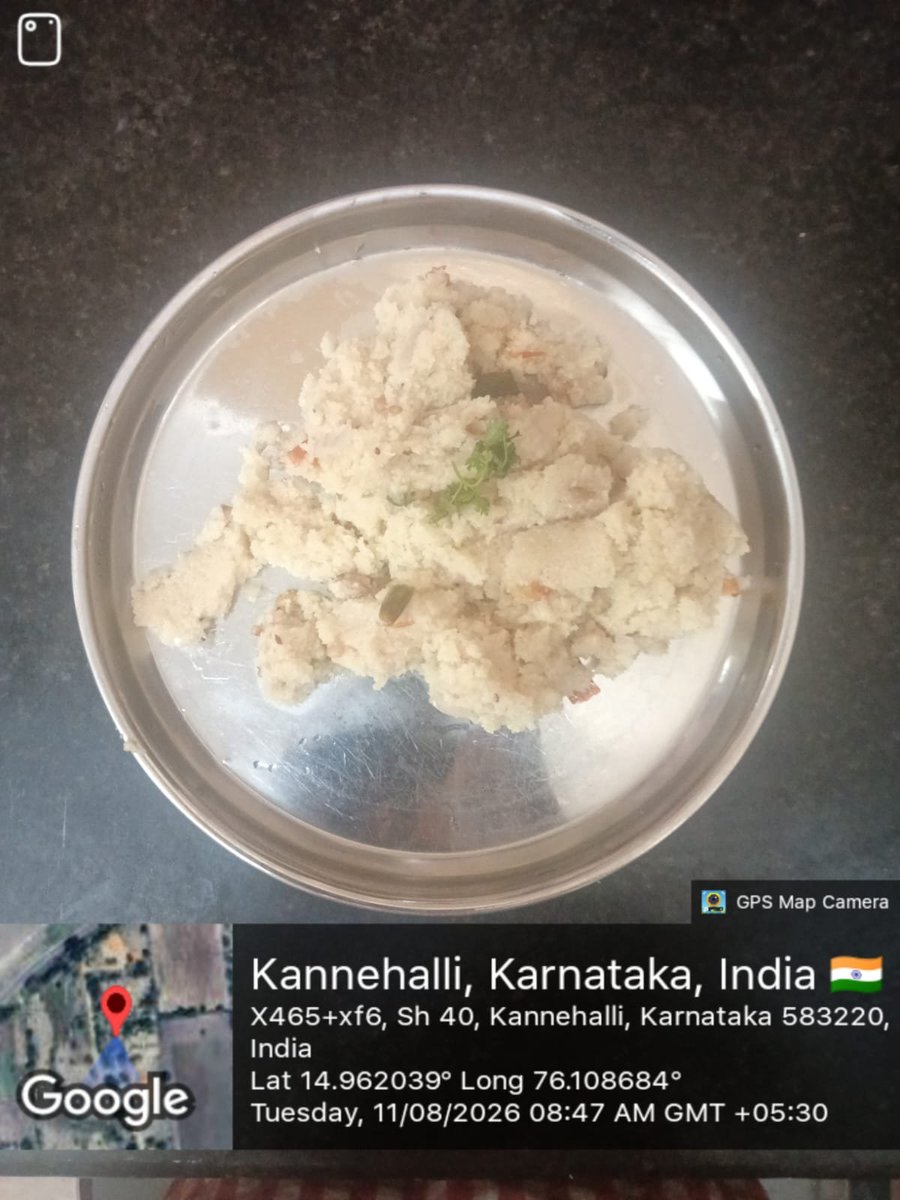 MdrsItagi's tweet photo. Breakfast 
#SocialAudit_SWDMeals 
#Socialwelfare_Karnataka https://t.co/a05zXcx3BZ