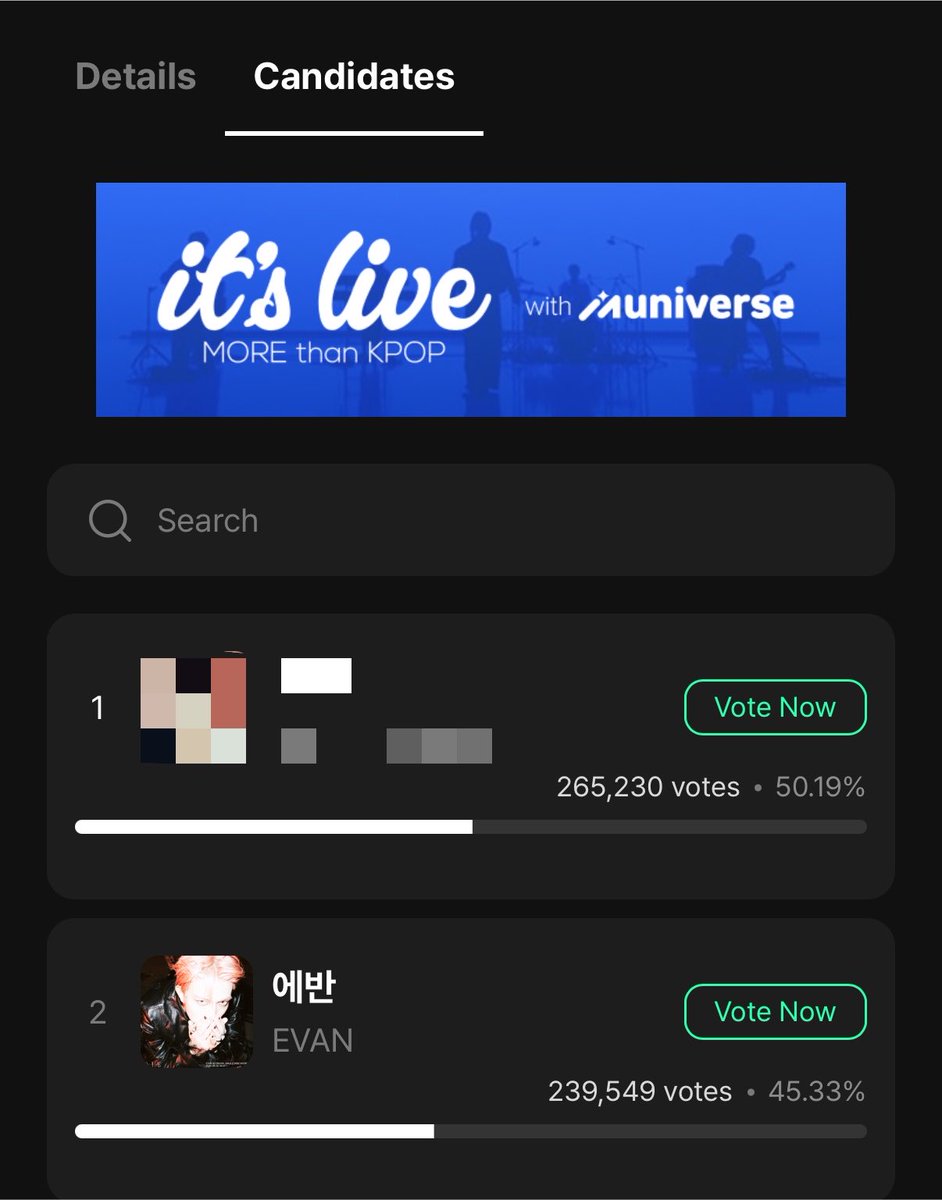 forenhee's tweet photo. vote abang di muniverse dong ☹️ klo bukan kita siapa lagi.. ga perlu nntn ads kok https://t.co/5IS6IBeDvX