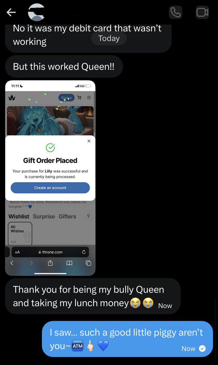 HopelessPlayToy's tweet photo. Mmm~ another loser “resisting” 🙄
You swear you’re done… then you send anyway.
All that fighting for nothing. You were always going to give in.
Send, pig. You already know you will 💸

#2dfd , #Findom , #HumanATM , #brat , #cuck , #Queen , #Loser , #paypig https://t.co/uUSZiLF8Hn