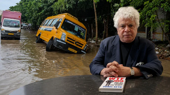 IndiaToday's tweet photo. After Gurugram's latest flooding, author-columnist Suhel Seth launched a citizens' campaign against urban civic failures and asked people to send documented evidence. The appeal drew support from prominent personalities like Kiran Mazumdar-Shaw, who said that the campaign should grow into a national movement, stressing the role of citizens, apart from that of governments.

Read More: https://t.co/xpIsILY6qT
#Gurugram #SuhelSeth #citizenscampaign