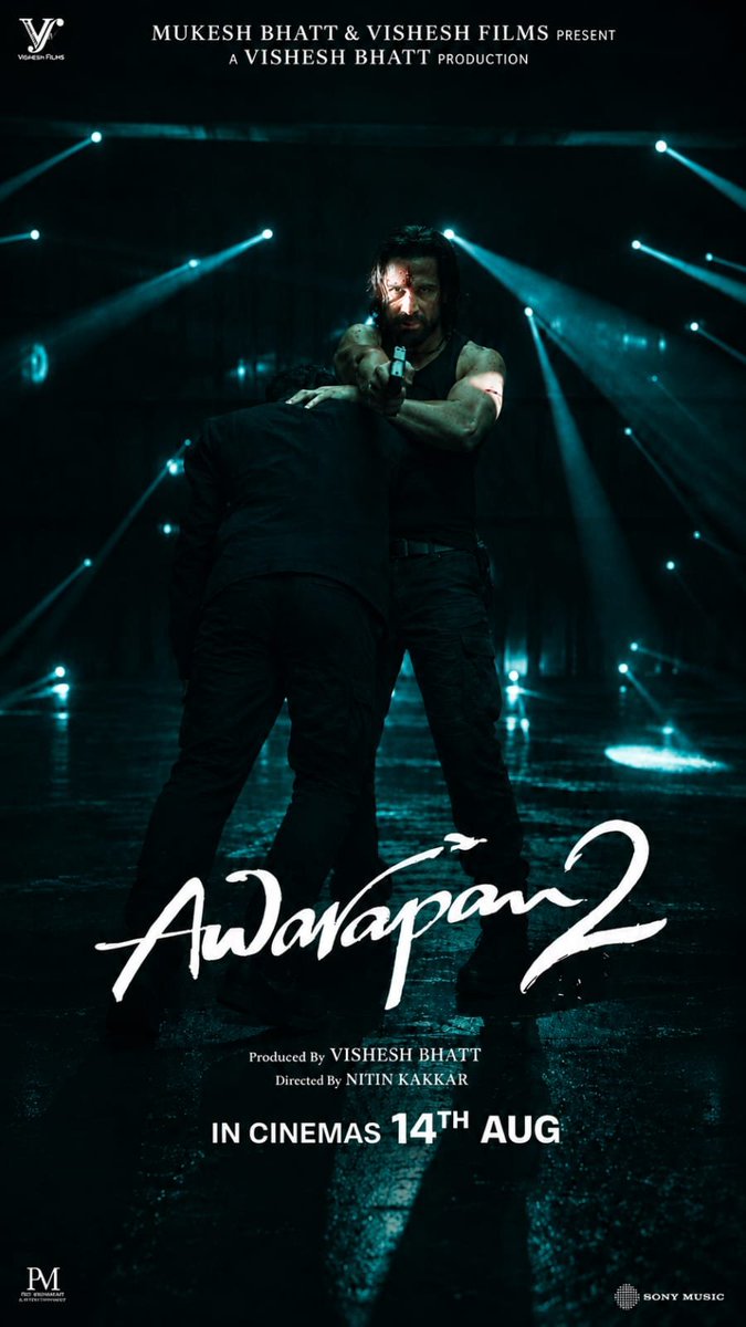 EmraanUniverse's tweet photo. #Awarapan2 advance booking off to a flying start 💥

Witness Shivam's journey on 14th August 💫

#EmraanHashmi @emraanhashmi @DishPatani @visheshfilms @BilalS158

Book your tickets now 🎬 🔗 https://t.co/JrDPeSmVYh… https://t.co/xZjjBK6wUC