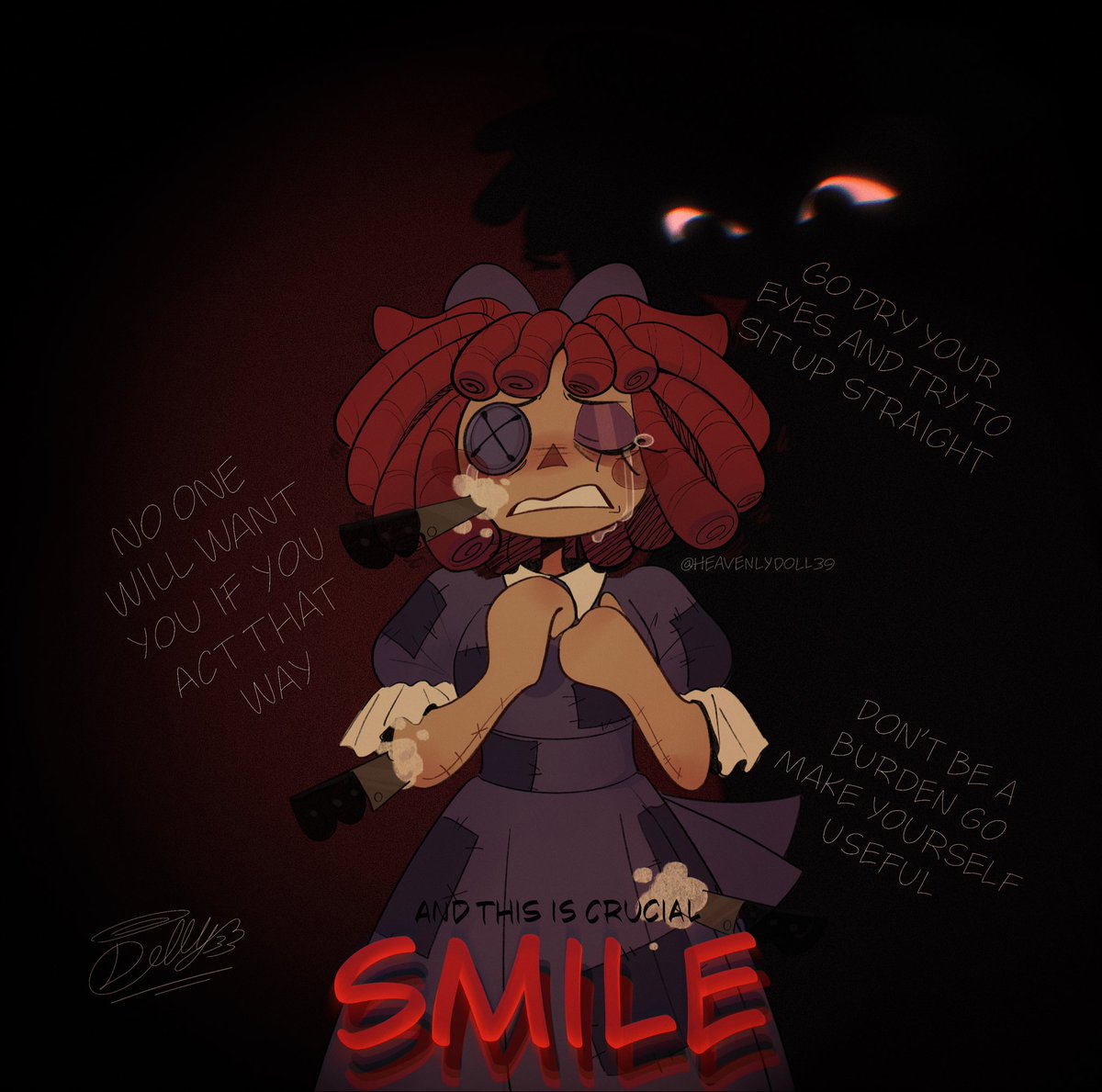 heavenlydoll39's tweet photo. “Mom friend” 🪡🧶🔪
#tadc #ragatha #tadcfanart https://t.co/D7MgNUQCoy