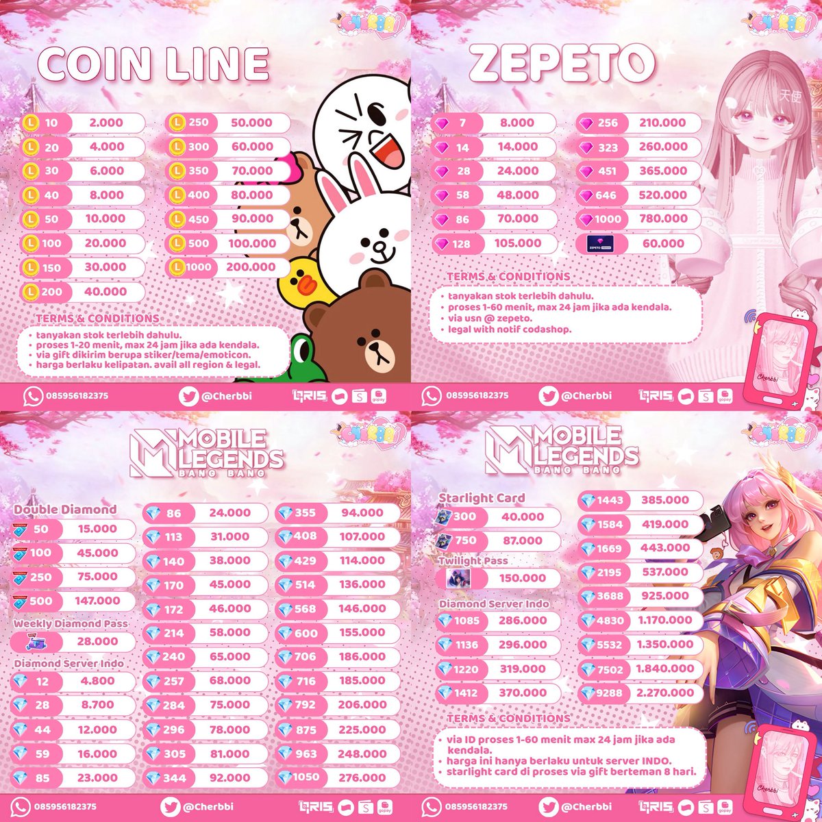 beavertx's tweet photo. 🫙 ⌫ @ CHERBBi robux via login, via send, heartopia, koin line, love and deepspace, zepeto, mobile legeds &amp; free fire.

vilog gilded acorn basic premium gamg junior full fashionwave heart diamond hd pink hato zem theme sticker coin aurum crystal lads dm ml wdp ff #zonauang 79 https://t.co/AjQzNSMMDA