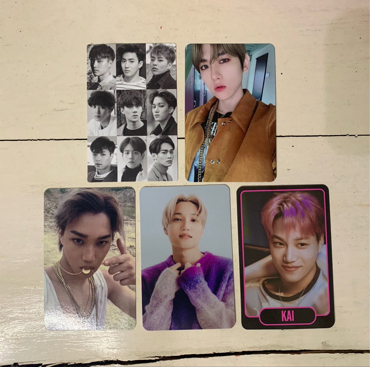 bbysasa24's tweet photo. WTS want to sell mau stop collect💗

-pc photocard D.O. kyungsoo, kai jongin, baekhyun exo
-harga offer karena gatau pasarannya🥹
-bisa co oren yaa🍊
-dom madiun, jatim🏡

minat atau tanya2 bisa dm yaa🤩 https://t.co/2UjC7ZNNr6