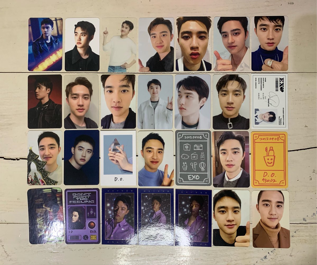bbysasa24's tweet photo. WTS want to sell mau stop collect💗

-pc photocard D.O. kyungsoo, kai jongin, baekhyun exo
-harga offer karena gatau pasarannya🥹
-bisa co oren yaa🍊
-dom madiun, jatim🏡

minat atau tanya2 bisa dm yaa🤩 https://t.co/2UjC7ZNNr6