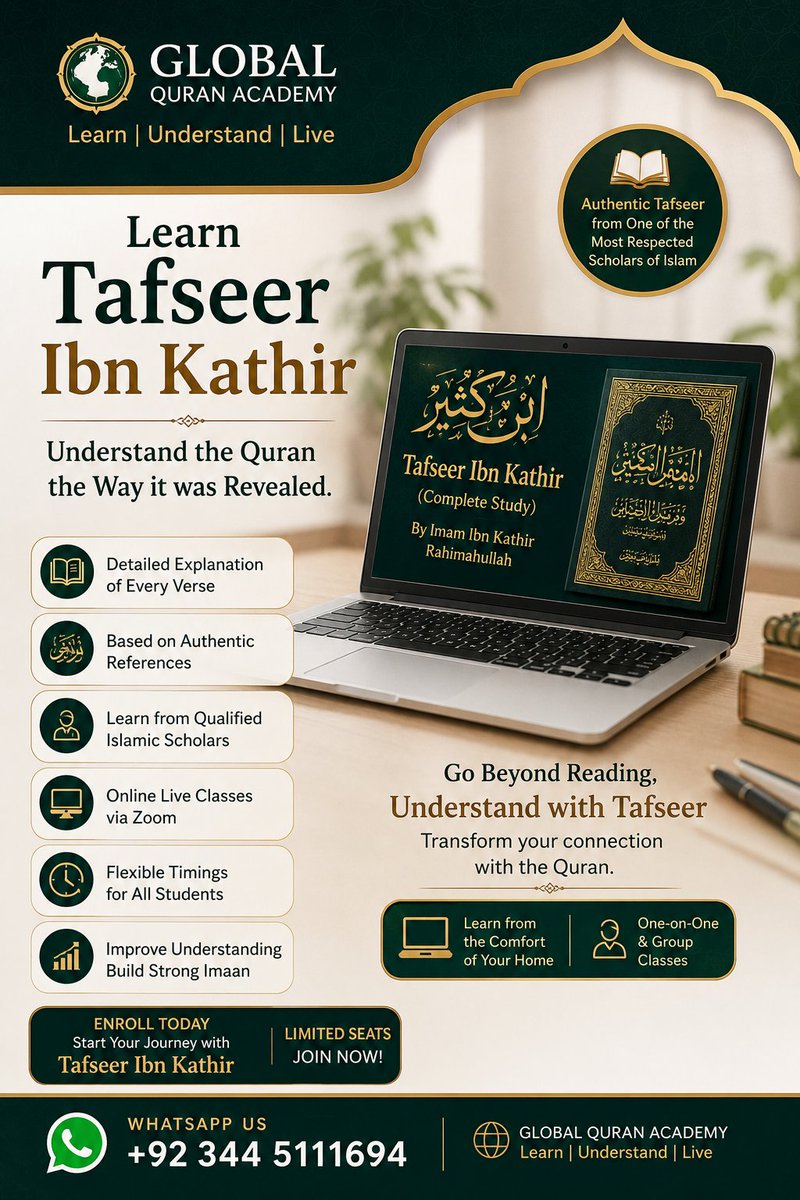 GlobalQuranzef's tweet photo. #UKMuslims #MuslimFamilies #QuranForKids #OnlineLearning #IslamicEducation

Contact on WhatsApp 👇 https://t.co/TLM6meVj6Q
