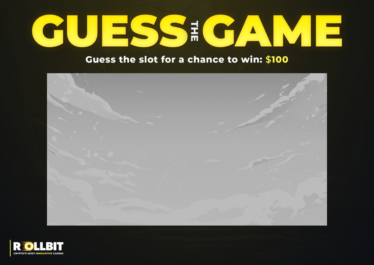 rollbit's tweet photo. Do you recognize this slot? 🤔

Guess the Game.

You might win a prize! https://t.co/Lo4qp4YlQ8