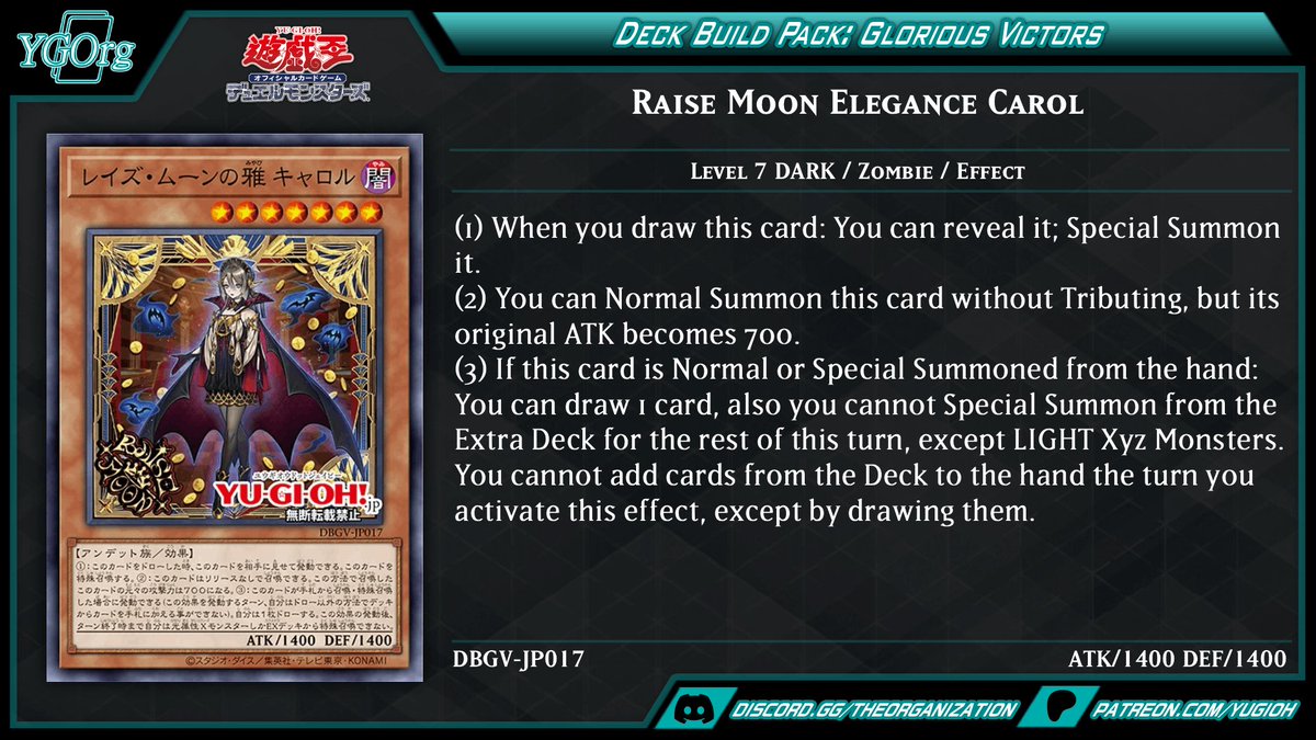 ygorganization's tweet photo. ◆ Deck Build Pack: Glorious Victors ◆
"Sa, kakegurui masho~"
#yugioh #遊戯王 https://t.co/XNP0zD701A